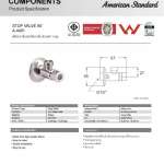 A-4401 สต็อปวาล์วเซรามิคส์วาล์ว 90 องศา 4 หุน