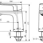 A-1706-10-LL ก๊อกน้ำเย็นอ่างล้างหน้า รุ่น Signature  