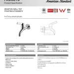 FFAST602-0T0500BT0 ก๊อกน้ำเย็นแบบติดผนัง รุ่น Winston