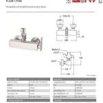 A-2287-310B ก๊อกผสมยืนอาบสำหรับชุดฝักบัวเรนชาวเวอร์ รุ่น Image