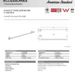 K-1393-46-N ราวแขวนผ้า 60 ซม.รุ่น Acacia Evolution