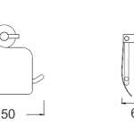 K-2801-43-N ที่ใส่กระดาษชำระ รุ่น Concept Round