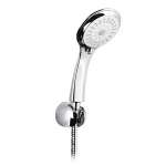 A-6014-HS ฝักบัว 3 ฟังก์ชั่น พร้อมสายและขอแขวน รุ่น Smart 0