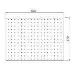 A-952-231 หัวฝักบัวเรนชาวเวอร์ ขนาด 50 x 37 ซม. รุ่น IDS500