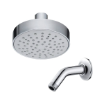 F40010-CHADY หัวฝักบัวก้านแข็ง ขนาด 100 mm. แบบ 1 ฟังก์ชั่น (พร้อมก้านฝักบัว) 0