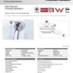 FFASS055-000500BT0 หัวฝักบัวอาบน้ำ 4 ฟังก์ชั่น แบบ 2-in-1 รุ่น Spectra Duo 