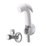 A-4700A-WT ชุดสายฉีดชำระ พร้อมสต็อปวาล์ว สีขาว รุ่น Douche