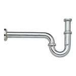 A-8100-LS-N ท่อน้ำทิ้งอ่างล้างหน้าแบบ P-Trap ความยาวพิเศษ 30 ซม.จากด้านข้าง