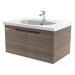 CLBF80V-CBAF ตู้เฟอร์นิเจอร์แบบแขวนผนัง รุ่น Neo Modern 80V สี Combi Brown