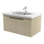 CLBF80V-SAAF ตู้เฟอร์นิเจอร์แบบแขวนผนัง รุ่น Neo Modern 80V สี Shimo Ash