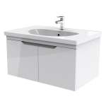 CLBF80V-WHAF ตู้เฟอร์นิเจอร์แบบแขวนผนัง รุ่น Neo Modern 80V สี White Hi-Gloss