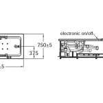 70092100-WTA อ่างอาบน้ำระบบน้ำวน อัดอากาศพร้อมหมอน รุ่น Tonic