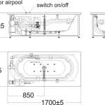 70131100-WT อ่างอาบน้ำระบบน้ำวน พร้อมหมอน รุ่น Moment