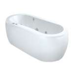 70191100-WT อ่างอาบน้ำระบบน้ำวนแบบตั้งพื้น 1.7 เมตร พร้อมหมอน รุ่น Acacia 