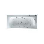 70132100-WT อ่างอาบน้ำระบบน้ำวน พร้อมอัดอากาศและหมอน รุ่น Moment  0