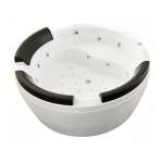 70212100-WT อ่างอาบน้ำระบบน้ำวนแบบตั้งพื้น 1.7 เมตร พร้อมระบบอัดอากาศ รุ่น IDS 0