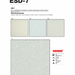 กระเบื้องยางป้องกันไฟฟ้าสถิตย์ STARFLEX รุ่น ESD-7 ขนาด 608 x 608 mm.*คลิกดูรายละเอียดเพิ่มเติม 0
