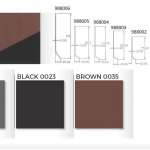 STARFLEX - PVC COVE BASE SKIRTING บัวยางเชิงผนัง สีดำ, สีน้ำตาล, สีเทา  0