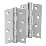 HQ448-004325 บานพับประตูสเตนเลส 4" x 3" x 2.5 mm.(ลูกปืน 4 ตลับ) แพ็ค 2 ชิ้น