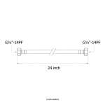 FZVHV-A00024 สายน้ำดีขนาด 24 นิ้ว