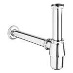 FAVHL-AD240S ท่อน้ำทิ้ง Bottle Trap สเตนเลส 201 ชุบโครเมี่ยม ท่อระบายยาว 240 mm. 0