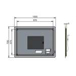 คลิกเลย COTTO กระจกเงาพร้อมไฟ LED เปิด-ปิด และระบบไล่ฝ้า 1000 x 700 mm.