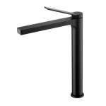 คลิกเลย COTTO ก๊อกผสมทรงสูงพร้อมสายน้ำดีสีดำ (Nimble Black) รุ่น KLIRR 0