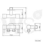 WS-0392 สต็อปวาล์ว 2 ทาง แบบเปิด-ปิด 2 ทาง รุ่น WANG