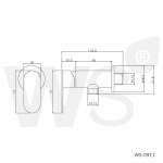 WS-0911 วาล์วเดี่ยวฝักบัว รุ่น BLENDE