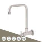 WS-1832L ก๊อกซิงค์เดี่ยว แบบติดผนัง รุ่น PLUS 
