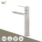 WS-1950H ก๊อกอ่างล้างหน้าน้ำผสม ทรงสูง รุ่น SQUARE 0