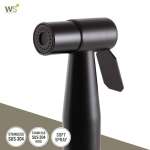 WS-0499-BA สายฉีดชำระสแตนเลส สีดำ