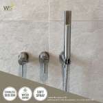 WS-8111 ฝักบัวอาบน้ำสแตนเลส แบบไมโครโฟน