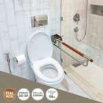 HR-5111-2-UD ราวกันลื่น แบบสวิงขึ้น-ลง ยาว 70 ซม.(OD 32 มม.) รุ่น TEAK-304