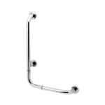 GB-3327-2-BLR ราวกันลื่นซ้าย-ขวา แบบตัว L (OD 32 มม.) ผิวเงา