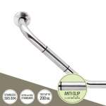 HR-4101-2-30 ราวกันลื่นแบบตัว V ยาว 30 x 30 ซม.(OD 32 มม.) ผิวเงา รุ่น พิมพ์ลาย