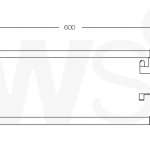 MAX-305-60 ราวแขวนผ้าสแตนเลส ขนาด 60 ซม.