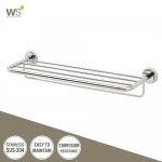 TS-5204-60 ชั้นวางผ้าพร้อมราวแขวนผ้าสแตนเลส ขนาด 60 ซม. 0