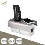 TP-3117 ที่ใส่กระดาษทิชชู่คูู่สแตนเลส มีฝาปิด พร้อมที่วางของ 0