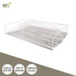 WR-4218-80 ที่คว่ำจานสแตนเลส พร้อมถาดรองน้ำ ขนาด 80 ซม. 0