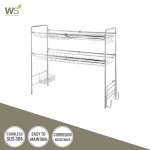 WR-6305 ที่คว่ำจานสแตนเลส 2 ชั้น แบบคร่อมอ่างล้างจาน 0