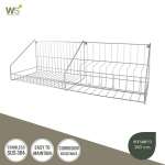 WR-4202-100 ที่คว่ำจานสแตนเลส สำหรับใช้กับจาน 9 นิ้ว แบบติดผนัง ขนาด 100 ซม. 0
