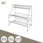 WR-5204 ชั้นวางอเนกประสงค์สแตนเลส 3 ชั้น 0