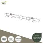 WR-5403-50 ราวตะขอสแตนเลส 10 ตะขอ ขนาด 50 ซม 0