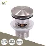 CWT-017H สะดืออ่างล้างหน้าสแตนเลส แบบป๊อปอัพ มีรูน้ำล้น 0