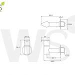 WS-1405 ก๊อกสนาม รุ่น DEW DROP