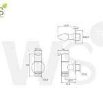 WS-1410 สต็อปวาล์ว 1 ทาง รุ่น DEW DROP