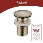 RA MSY13-NO-GOLD สะดืออ่างแบบไม่มีรูน้ำล้น MATT GOLD 