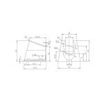 RA G-03(S) ขอแขวนเสียบ 2 ระดับ