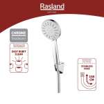 RA D414-D8888 ฝักบัวมือพร้อมสายและขอแขวนครบชุด โครเมียม 0